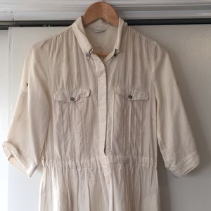Turnover shirt dress